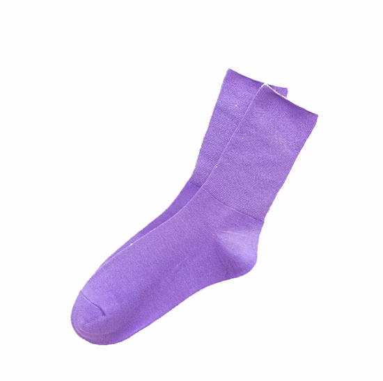 Chaussettes colorées roses pour femmes, plusieurs chaussettes d'équipage de couleur unie
