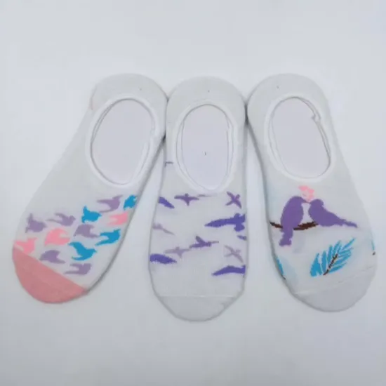 Chaussettes de bateau en gros chaussettes de doublure de chaussure invisibles