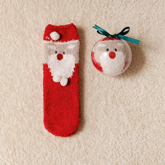 Chaussette de pantoufle d'hiver bon marché personnalisée
