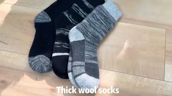 Chaussettes en laine pour hommes, respirantes et chaudes, de haute qualité, vente en gros